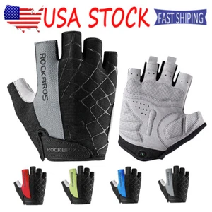 Fingerless Gloves for Men Gloves Lightweight Breathable Sport Gloves for Cycling - Picture 1 of 28