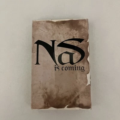 NAS - RARE UK PROMO SAMPLER CASSETTE TAPE IN CARD SLEEVE - NAS IS COMING - Image 1 of 2