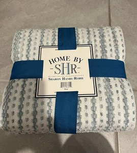 Chenille Acanalado Tiro 60 in x 70 en Azul y Blanco Hogar por SHR Sharon Hanby-Robie - Imagen 1 de 3
