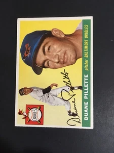 Topps Duane Pillette 1955, #168, casi nuevo/como nuevo o mejor (¡Envío gratuito en cualquier 3!) - Imagen 1 de 2