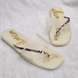 Sam Edelman Women's Luciana Thong Slide Sandals Beach Summer Vacation Sz 10M - Picture 1 of 8