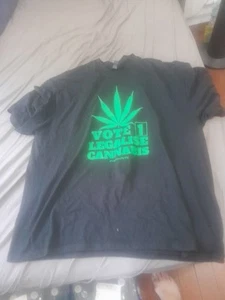 Legalise Cannabis Party Tshirt. Vote 1. RARE PRINT. New. Black. 3XL. - Picture 1 of 1