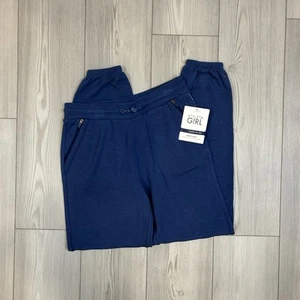 NWT Athleta Girl Warm Up Jogger Blue SIZE XL / 14 599632 - Picture 1 of 9