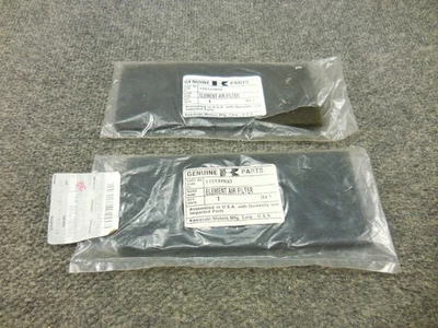 (2) New Unused Original Genuine OEM Factory Kawasaki 110137033 Air Filters - Image 1 of 2