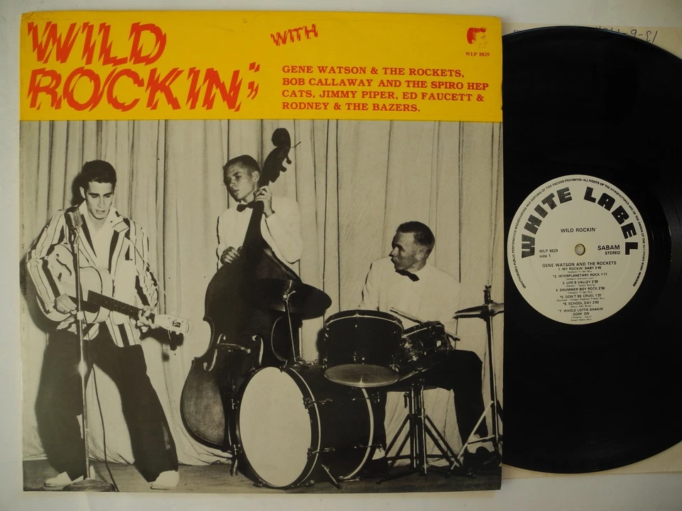 Wild Rockin' LP 1981 Holland EX/EX+ GENE WATSON & ROCKETS/BOB CALLAWAY/ED FAUCET - Image 1 of 3