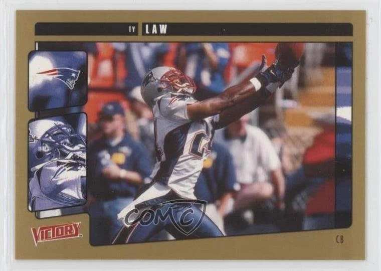 2001 Upper Deck Victory Gold Ty Law #204 - Image 1 of 2