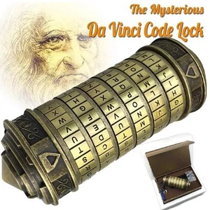 Da Vinci Code Toys Metal Cryptex Locks Wedding Gifts Valentine's Day Gift - Bild 1 von 8
