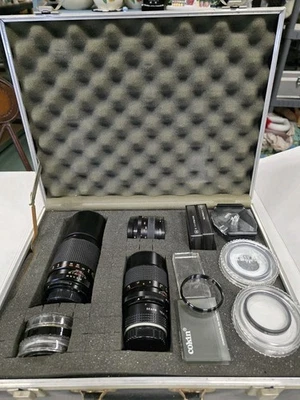 Lente Fotográfica Sears, Múltiple, Estuche, Hecho en Japón, 3 Lentes Con Accesorios  Foto 1 de 4