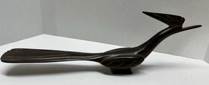 VTG MCM Large 16" ROAD RUNNER Ironwood Carving Sculpture Hand Carved EUC - Picture 1 of 11