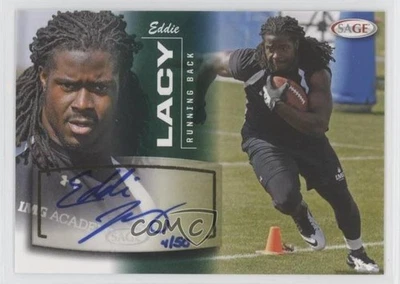 2013 SAGE Auto Green /50 Eddie Lacy #28 Rookie Auto RC - Image 1 of 2