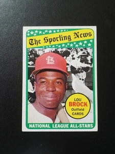 1969 Topps Set-Break #428 Lou Brock Free Shipping - Picture 1 of 2