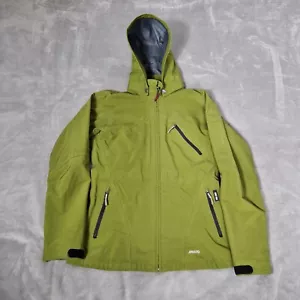 MUSTO Raincoat Womens UK10 Green Gore-Tex Waterproof Jacket Detachable Hood Zip - Picture 1 of 12