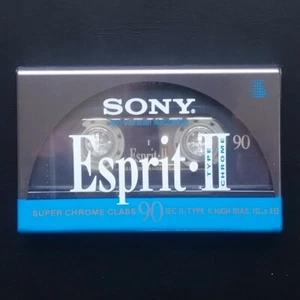 Audio Cassette Sony Esprit II 90 - NUOVA Vergine Sigillata - no Tdk o Maxell LUG - Foto 1 di 3