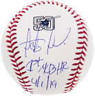 Fernando Tatis Jr. Autographed 50th Logo Baseball Padres 1st MLB HR JSA SD53983