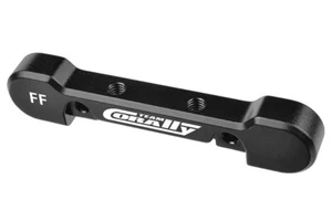 Team Corally Suspension Arm Mount HD, Front-Front, 8mm, Aluminum, Black - Picture 1 of 1
