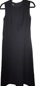 Cynthia Howie women career black Dress size 4 sleeveless round neck - Picture 1 of 9