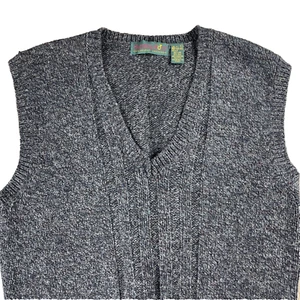 HUNTING HORN Shetland Wool Donegal Tweed Sweater Vest Men’s L VTG J Riggings USA - Picture 1 of 17