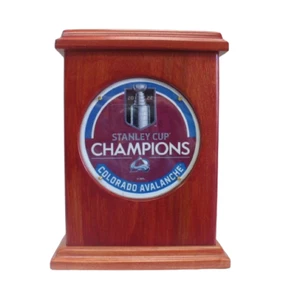 COLORADO AVALANCHE--ULTIMATE FAN ITEM-- FULL SIZED ADULT CREMATION URN - Picture 1 of 3