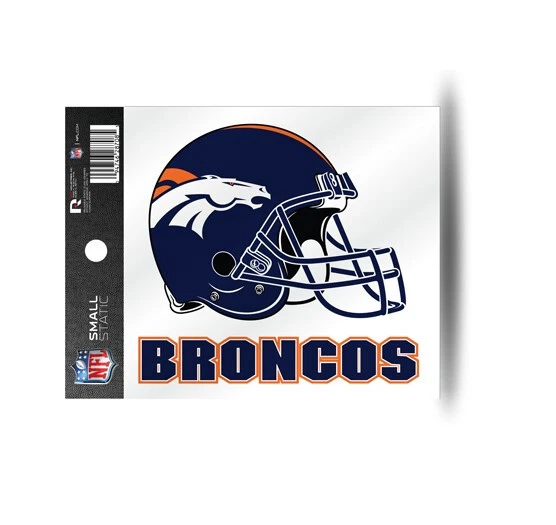 丹佛野马队头盔静态固定贴花贴纸新品! 免费送货! 3x4英寸 — 第 1/1 张图片