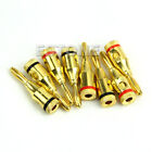 Gold Plated Speaker Banana Plugs For Speaker Wire Home Theater