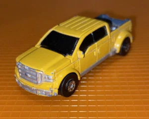 Vintage Maisto Ford Mighty F-350 Mustard Yellow Diecast Truck 1/64 Rare Original - Picture 1 of 7