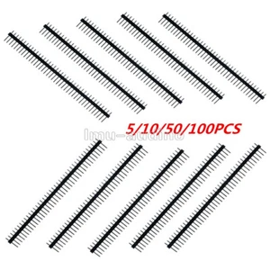 5/10/50/100PCS 40Pin 2.54mm Single Row Straight Male Pin Header Strip PBC NEW - Bild 1 von 18