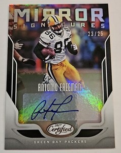  2017 ANTONIO FREEMAN CERTIFIED MIRROR SIGNATURES AUTOGRAPH  #23/25 