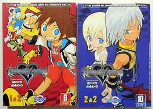DISNEY MANGA KINGDOM HEARTS CHAIN OF MEMORIES 2 DI 2 COMPLETA n.9-10 2008 - Bild 1 von 3