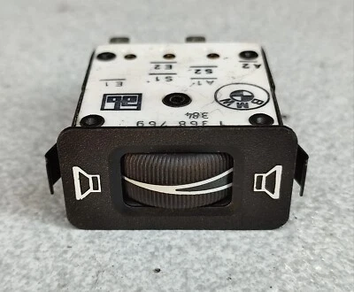 ¡Interruptor de control de fader BMW E28-E30-E24!!NUEVO!! !!GENUINO!! 65121368769 Foto 1 de 3