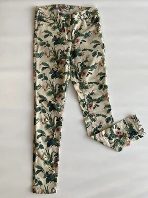 Maison Scotch Jeans Women 28/32 Floral Skinny Stretch Pants - Image 1 of 4