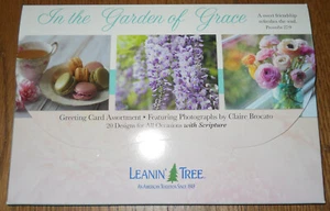 20 Leanin Tree Greeted Greeting Box Cards IN THE GARDEN OF GRACE, All Occasions - Picture 1 of 3