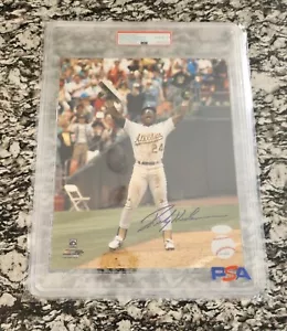 RICKEY HENDERSON PSA/DNA Authentic Signed Autograph 8X10 Photo PSA 10 AUTO HOF - Picture 1 of 4