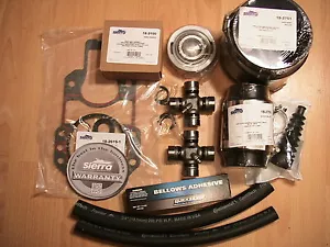 Mercruiser Transom Bellows Service Kit Gimbal Alpha 1 + U-JOINTS AND ADHESIVE