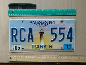 Nummernschild, Mississippi, Leuchtturm, Cinch (Radio Corp. of America) 554 - Bild 1 von 3