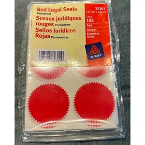 Vintage Avery Red Seals 2003 - Picture 1 of 1