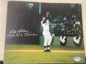 PSA FRESH PRODUCT FELIX Millan New York Mets AUTOGRAPHED 8x10 Photo W/NL CHAMPS - Picture 1 of 2