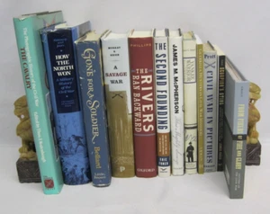 Civil War American History Military Overview Reconstruction Letters 12 Book Lot - Picture 1 of 16