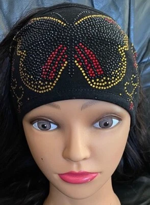 Monarca/Rojo/Bl/Apertura en la parte posterior para diademas cola de caballo/estrás ¡Lo mejor! Foto 1 de 2