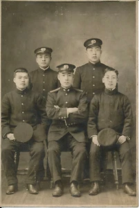 JAPON c. 1910 - Groupe de Militaires  - Jap 19 - Picture 1 of 1