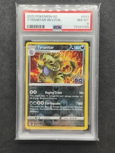 PSA 8 2022 Pokemon Go Tyranitar-Rev.Foil 043/078  - Picture 1 of 2