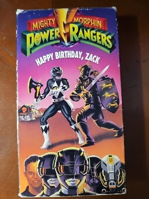 1993 Saban Entertainment Mighty Morphin Power Rangers Happy Birthday, Zack VHS - Image 1 of 4