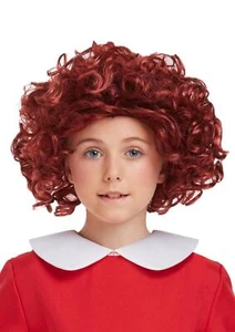 Orphan Girl Wig TV Film Movie Pantomime World Book Day Fancy Dress Accessory - Picture 1 of 1