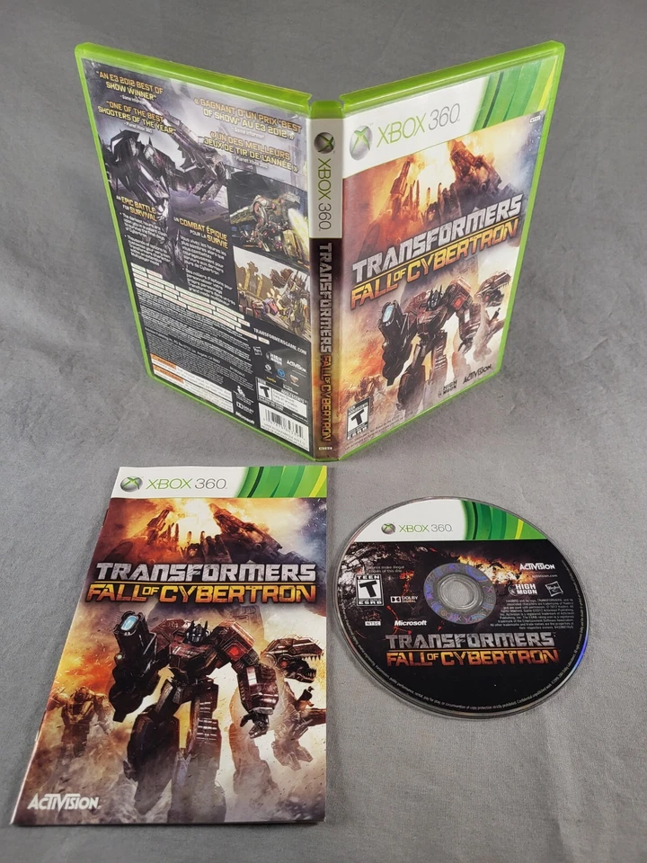 Transformers: Fall of Cybertron, Xbox 360, Complete, Authentic! - Image 1 of 1