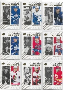 Complete 2024-25 Upper Deck Tim Hortons Retrospective Rookies & PWHL (90 Cards) - Picture 1 of 20