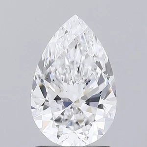 1.51 CT Pear Cut Lab Grown Diamond for Engagement Ring - Picture 1 of 2