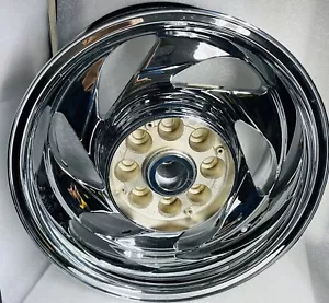 SUZUKI Boulevard VZ 1500 M90 Rim 2006-2010 chrome REAR wheel 17x6 OUTRIGHT - Picture 1 of 17