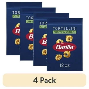 (4 pack) Barilla Classic Non-GMO, Filled Cheese and Spinach Tortellini Pasta - Picture 1 of 9