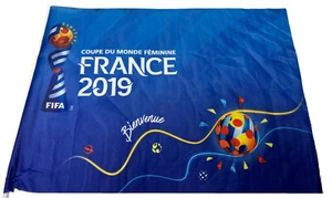Copa Mundial Femenina de la FIFA Francia 2019, bandera de los aficionados - FIFA, 231⁄2"" x 16"" (60 cm x 40 cm) - Imagen 1 de 4