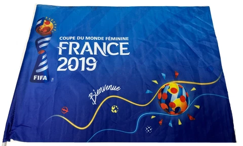 FIFA Women's World Cup France 2019, Fan Flag - FIFA, 23½” x 16” (60cm x 40cm) Cover