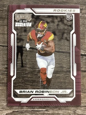2022 Panini Chronicles - Playoff Momentum Rookies Brian Robinson Jr. #PMR-25 RC - Image 1 of 2